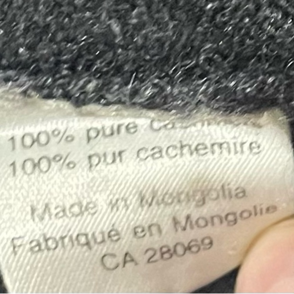The Cashmere Shop Turtleneck Sweater Gray large - Picture 8 of 8